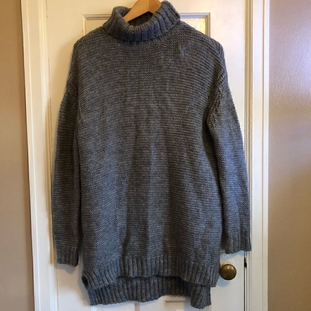 ZARA knit grey sweater  